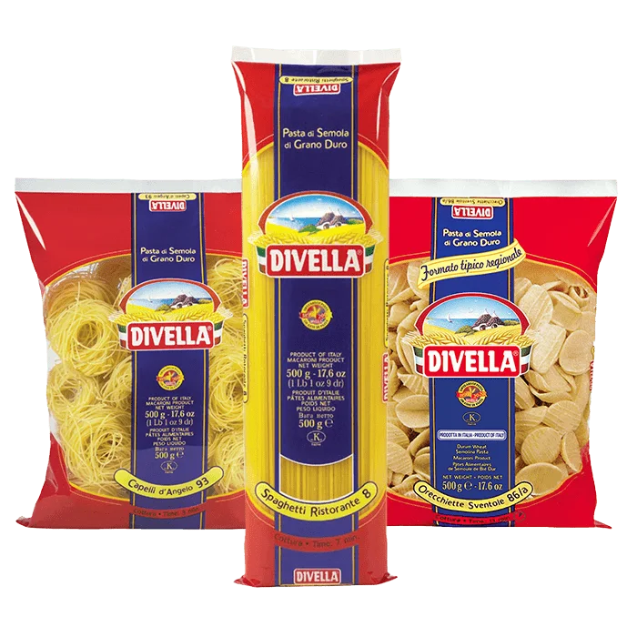 Pâtes de blé dur 500 g — assortiment 6 formats
