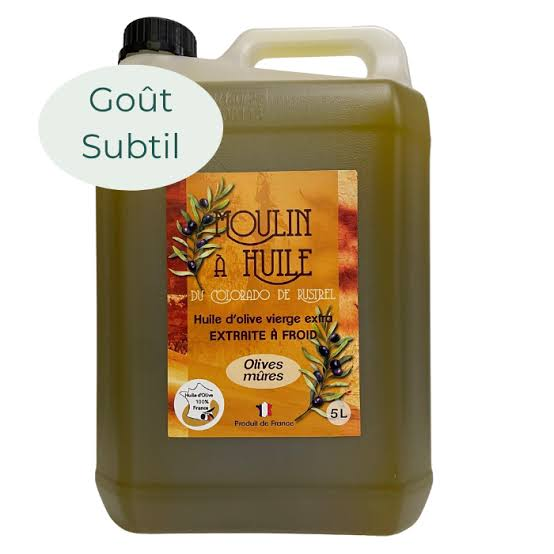 Huile d'olive vierge extra extraite à froid 5 L